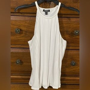 Express Pleated Halter Neck Sleeveless top XS